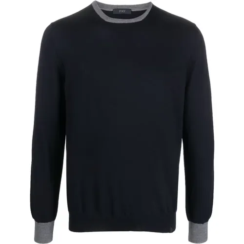 Sweater Collection , male, Sizes: XL, M, L - Fay - Modalova