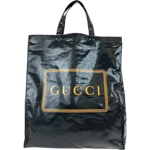 Pre-owned Tote Bags, male, , Size: ONE SIZE Pre-owned Canvas gucci-bags - Gucci Vintage - Modalova