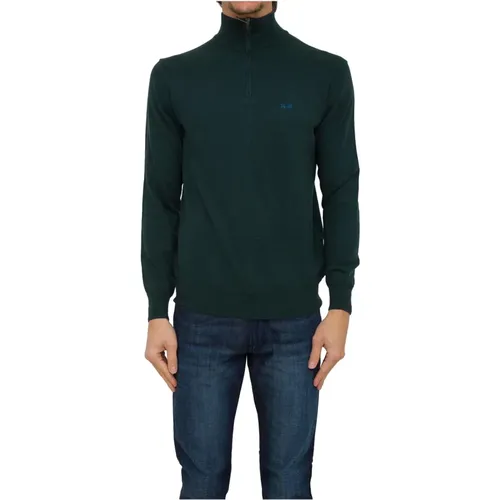 Mens Tricot Half Zip , male, Sizes: M, L, 3XL - LA MARTINA - Modalova