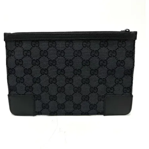 Pre-owned Clutches, female, , Size: ONE SIZE Pre-owned Canvas gucci-bags - Gucci Vintage - Modalova