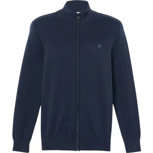 Cardigans, male, , Size: S River Full Zip Sweater - Timberland - Modalova