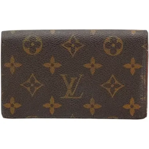 Pre-owned Leather wallets , female, Sizes: ONE SIZE - Louis Vuitton Vintage - Modalova