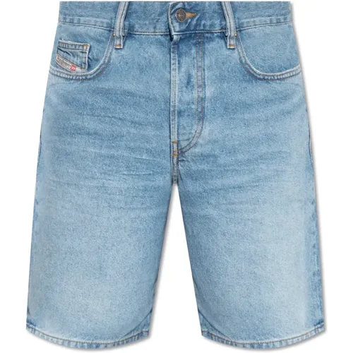 Denim Shorts, male, , Size: W31 Denim Shorts - Diesel - Modalova