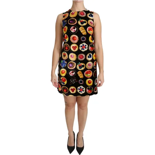 Stilvolles Sommer Shift Kleid , Damen, Größe: 2XS - Dolce & Gabbana - Modalova