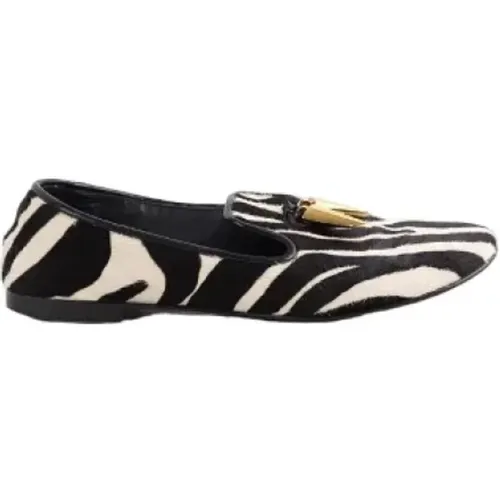 Pre-owned Flats, female, , Size: 7 US Pre-owned Leather flats - Giuseppe Zanotti Pre-owned - Modalova