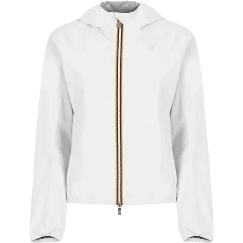 Hooded Jacket with Logo , female, Sizes: S, L, M, XL - K-way - Modalova