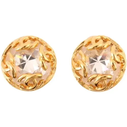 Pre-owned Fabric earrings , female, Sizes: ONE SIZE - Chanel Vintage - Modalova