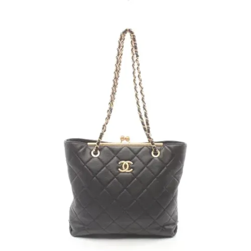 Pre-owned Leather chanel-bags , female, Sizes: ONE SIZE - Chanel Vintage - Modalova