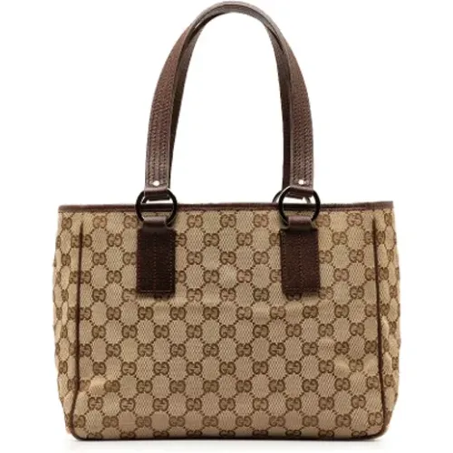 Pre-owned Tote Bags, female, , Size: ONE SIZE Pre-owned Leather gucci-bags - Gucci Vintage - Modalova