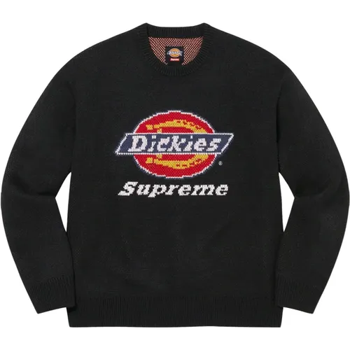 Jacquard Logo Sweater Limited Edition , male, Sizes: M, L - Supreme - Modalova