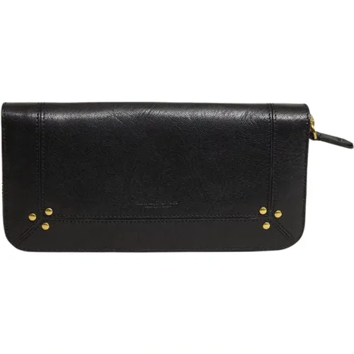 Compact Leather Wallet/Card Holder , female, Sizes: ONE SIZE - Jérôme Dreyfuss - Modalova