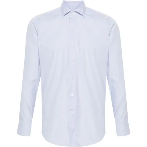 Striped Stretch Shirt , male, Sizes: XL, 3XL, 4XL, 2XL, L - Canali - Modalova