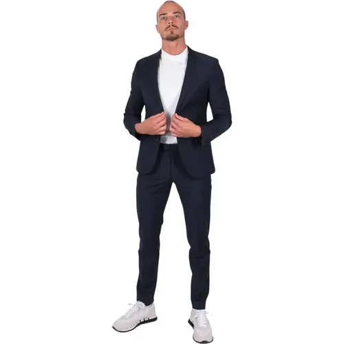 Navy Blazer Irving_sk , male, Sizes: S, L, M - drykorn - Modalova