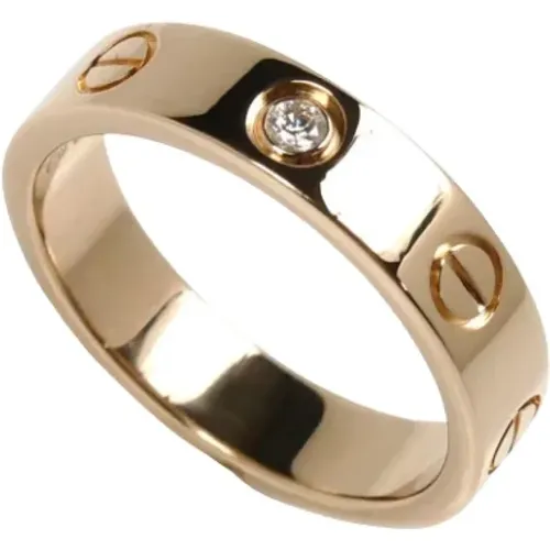 Pre-owned Jewellery, female, , Size: ONE SIZE Pre-owned Rose Gold rings - Cartier Vintage - Modalova