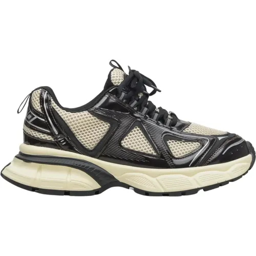 Schwarze & Beige Sneakers mit Flexibler Sohle , Damen, Größe: 40 EU - Estro - Modalova
