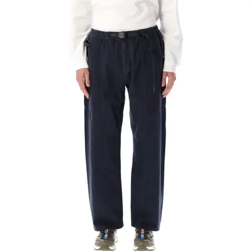 Straight Trousers, male, , Size: S Navy Double Gadget Pant Trousers - Gramicci - Modalova