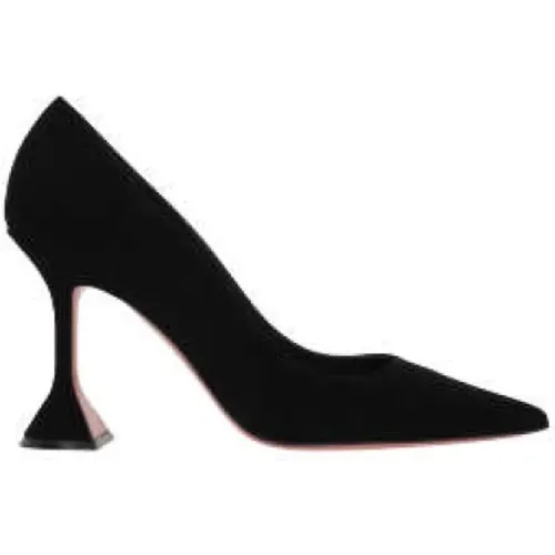 Suede Pointed Toe Heels , female, Sizes: 3 UK, 2 UK - Amina Muaddi - Modalova