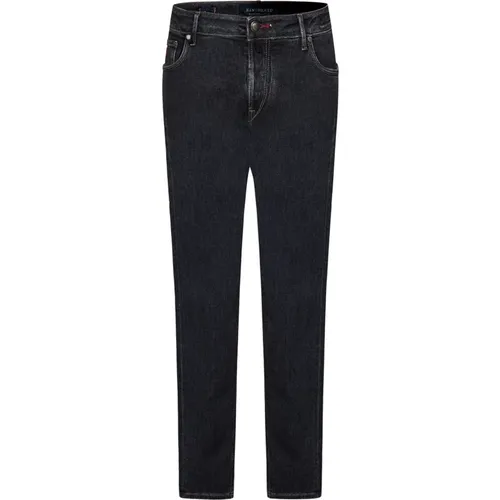 Slim-Fit Denim Jeans , male, Sizes: W33, W31, W38, W34, W40, W35, W32, W36, W30 - Hand Picked - Modalova