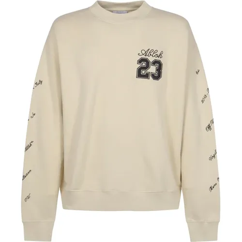 Skate Crewneck Logo Sweater - Off White - Modalova