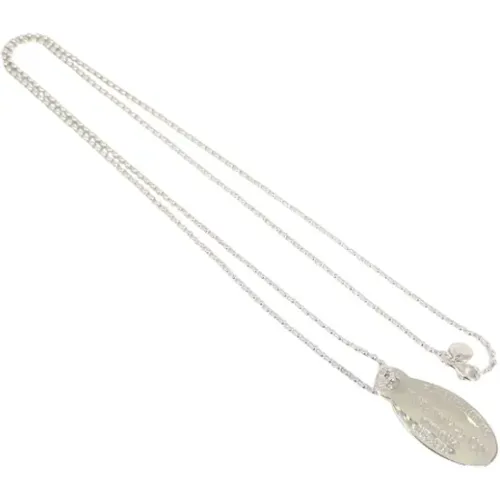 Pre-owned Jewellery, female, , Size: ONE SIZE Pre-owned Silver necklaces - Tiffany & Co. Pre-owned - Modalova