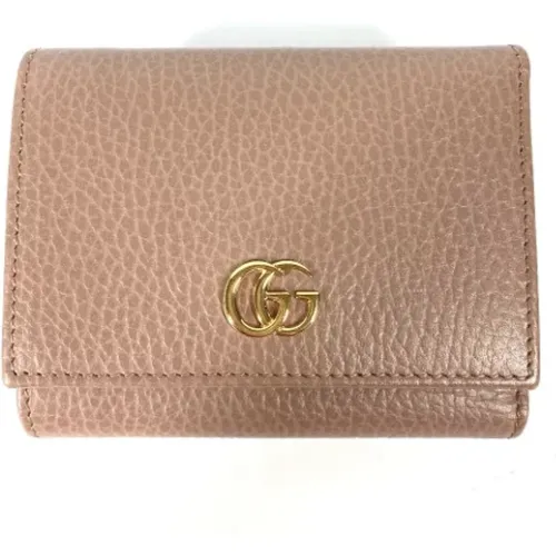 Pre-owned Wallets, female, , Size: ONE SIZE Pre-owned Leather wallets - Gucci Vintage - Modalova