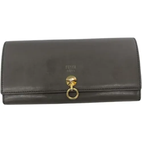 Pre-owned Wallets, female, , Size: ONE SIZE Pre-owned Leather wallets - Fendi Vintage - Modalova