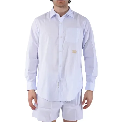 Striped Shirt Front Button Regular Fit , male, Sizes: M, XL, L - Aries - Modalova