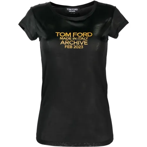 T-Shirts, female, , Size: 2XS Topwear for Women Aw23 - Tom Ford - Modalova