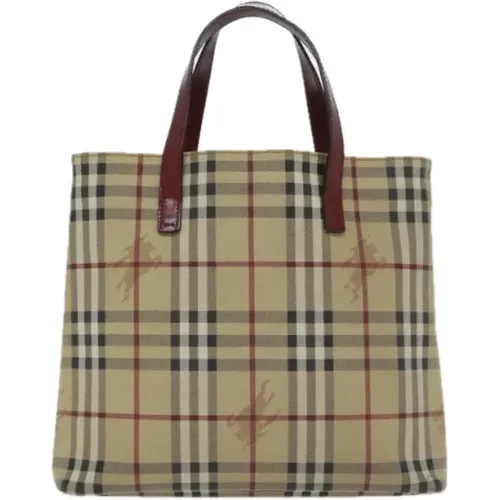 Pre-owned Tote Bags, female, , Size: ONE SIZE Pre-owned Canvas totes - Burberry Vintage - Modalova