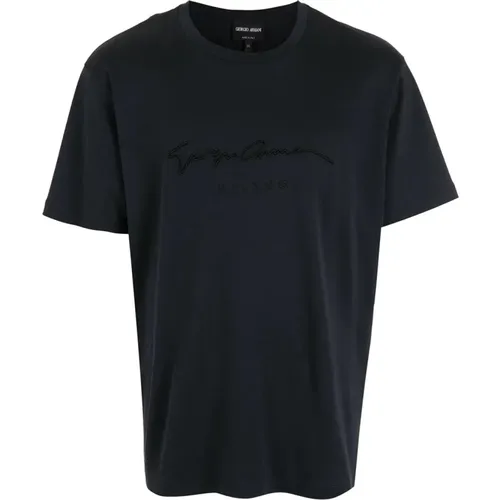 T-Shirts , Herren, Größe: 2XL - Giorgio Armani - Modalova