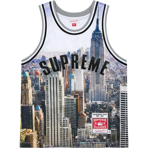 Skyline Basketball Jersey Limited Edition , male, Sizes: L, M, XL, S - Supreme - Modalova