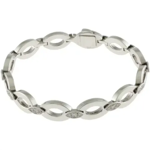 Pre-owned Jewellery, female, , Size: ONE SIZE Pre-owned White Gold bracelets - Cartier Vintage - Modalova