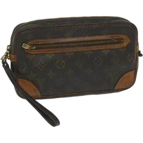 Pre-owned Canvas clutches , female, Sizes: ONE SIZE - Louis Vuitton Vintage - Modalova