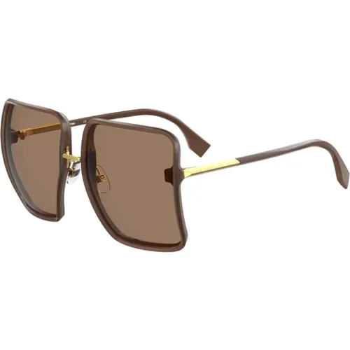 Stilvolle Sonnenbrille für Frauen , Damen, Größe: 59 MM - Fendi - Modalova