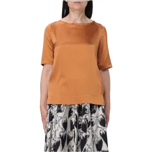 Silk Sati Shirt , female, Sizes: M, S, XS - Maliparmi - Modalova