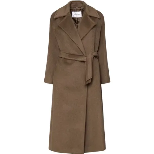 Luxurious Fragore Coat in Leather , female, Sizes: 2XS, S - Max Mara - Modalova