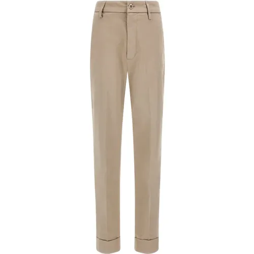 Suit Trousers , female, Sizes: W25 - Dondup - Modalova