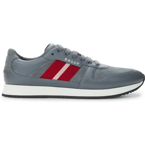 Grey Suede Sprinter Sneakers , male, Sizes: 8 UK - Bally - Modalova