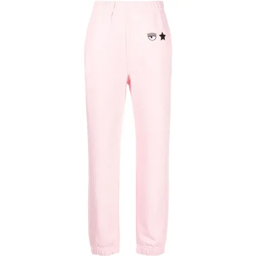 Sweatpants, female, , Size: M Eyelike Sporty Pants - Chiara Ferragni Collection - Modalova