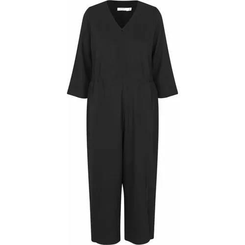 Eleganter Jumpsuit Schwarz , Damen, Größe: L - Masai - Modalova