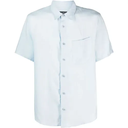 Short Sleeve Shirts , male, Sizes: L, M, XL - A.p.c. - Modalova