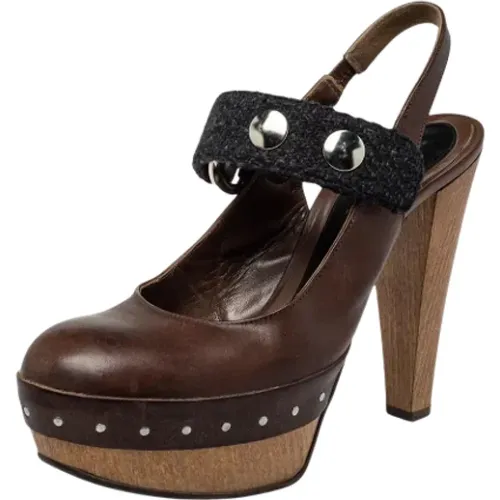 Pre-owned Fabric heels , female, Sizes: 7 UK - Marni Pre-owned - Modalova