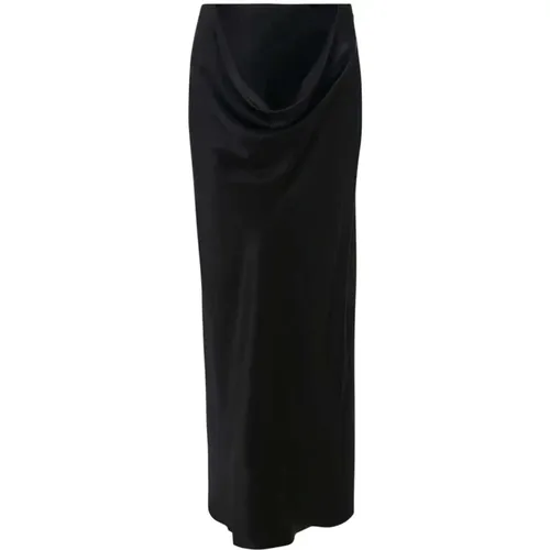 Draped silk maxi skirt , female, Sizes: S, M - JW Anderson - Modalova
