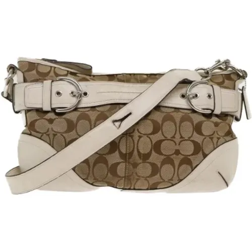 Pre-owned Shoulder Bags, female, , Size: ONE SIZE Pre-owned Canvas shoulder-bags - Coach Pre-owned - Modalova