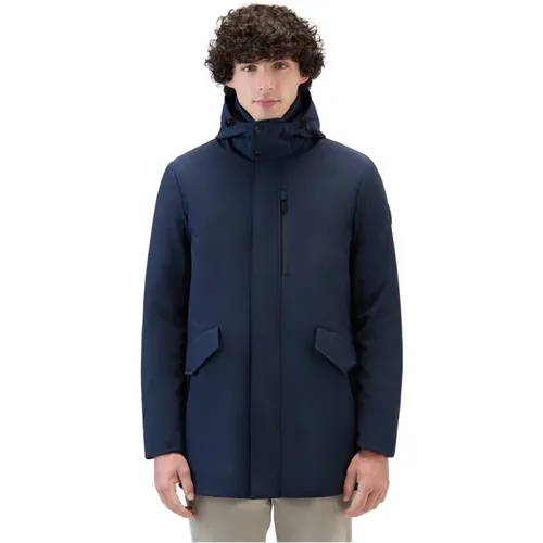 Softshell Mantel - Urban Charm , Herren, Größe: S - Woolrich - Modalova