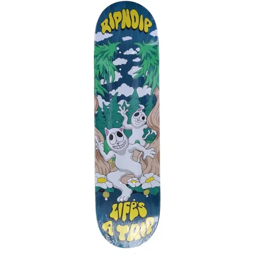 Teal Blue Skateboard Board Ripndip - Ripndip - Modalova