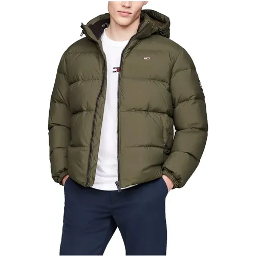 Essential Down Jacke , Herren, Größe: L - Tommy Hilfiger - Modalova