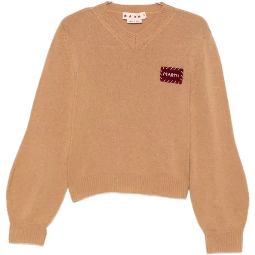 Cashmere Knitwear, female, , Size: S Cvmd0156Q0 Sweater - Marni - Modalova