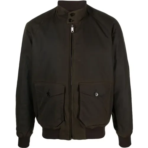 Dark Wax Coated Coat , male, Sizes: 2XL - Baracuta - Modalova