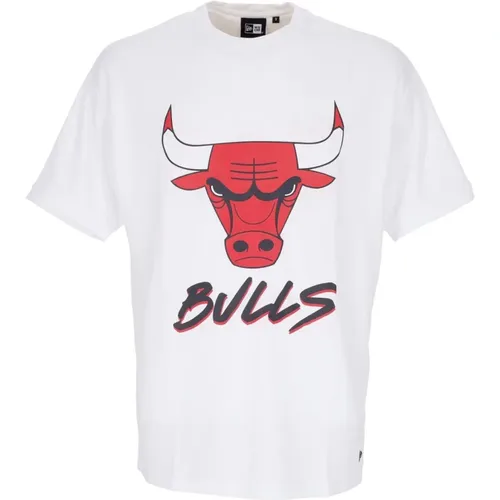 Chicago Bulls Script Mesh Tee , Herren, Größe: XL - new era - Modalova